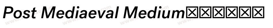 Post Mediaeval Medium字体转换
